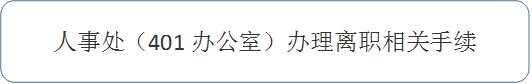 人事处（401办公室）办理离职相关手续